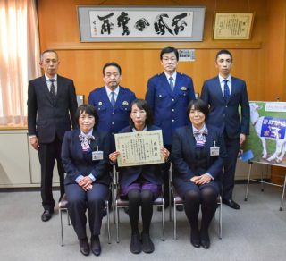 人命救助貢献で感謝状を贈呈されました（千葉県佐倉警察署）